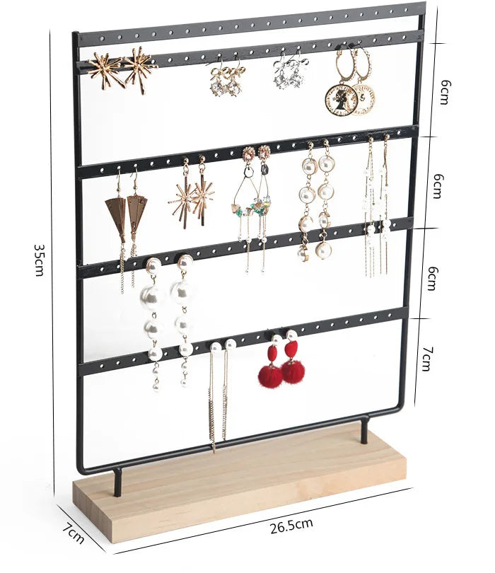 Suport de afișare pentru cercei cu 5 niveluri și 100 de găuri