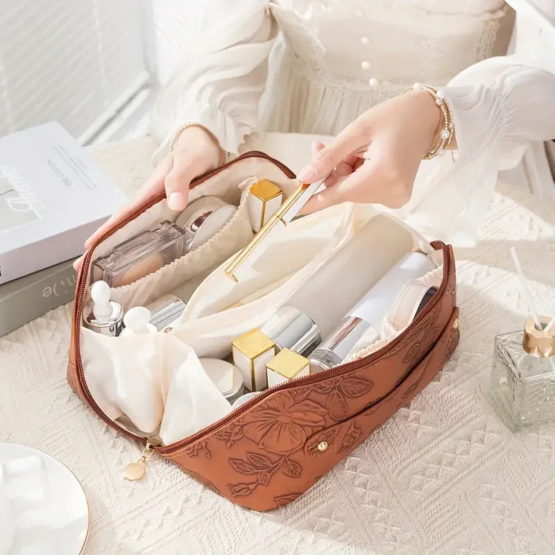 Trusă cosmetică de călătorie | Flori vintage