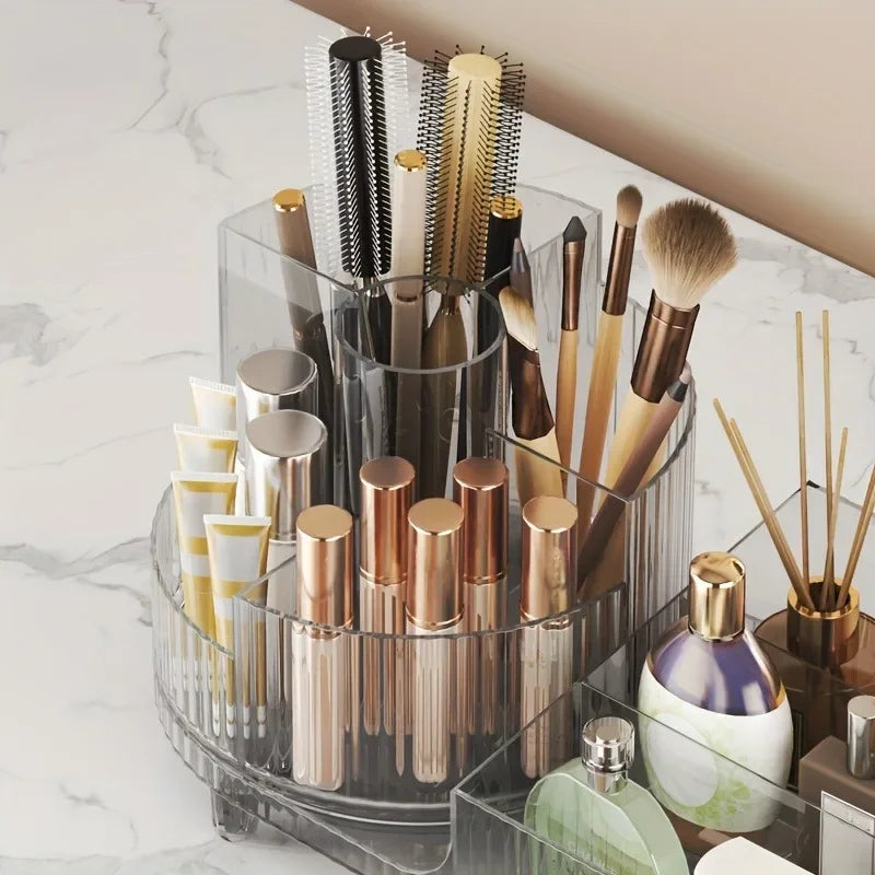 Suport pentru pensule și depozitare pentru cosmetice la 360°