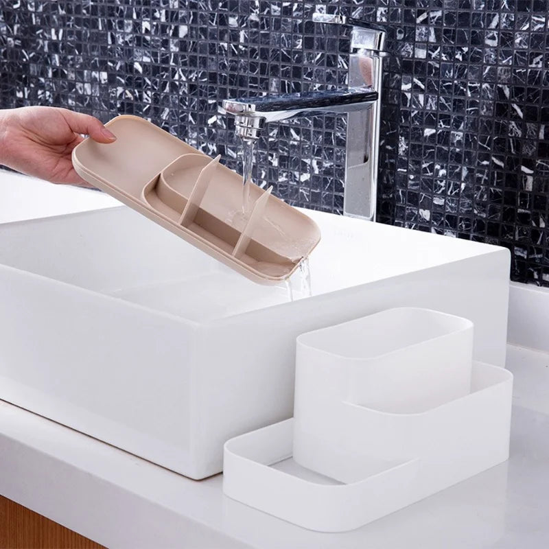 Organizator compact pentru măsuța de toaletă și birou