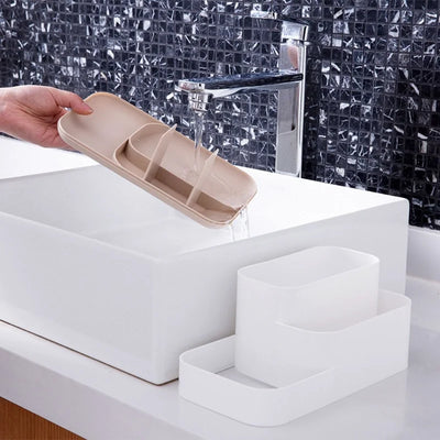 Organizator compact pentru măsuța de toaletă și birou